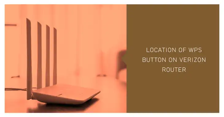 WPS Button on Verizon Router 
