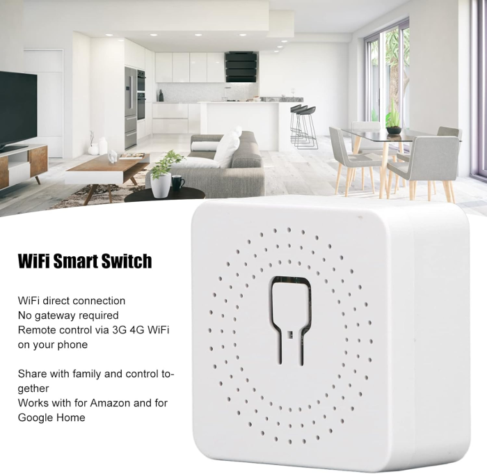 WiFi Smart Switch, 100-240V Smart Switch Breaker