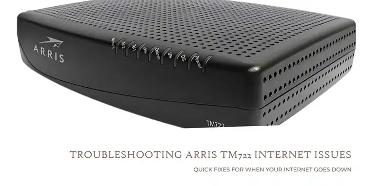 Arris TM722 No Internet