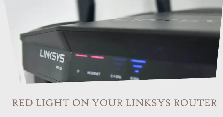 Linksys Router Red Light